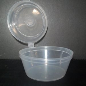 35ml PP Sauce Cup with Hinged Lid "Magic Plastics"